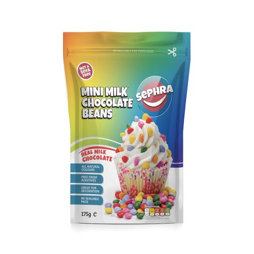 Sephra Mini Milk Chocolate Beans 175g